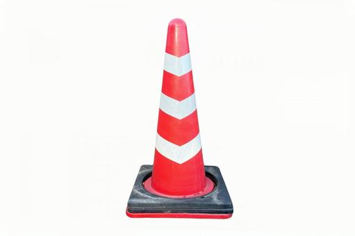 Triangular color cone, pre-cut for compositing work, JPG