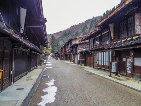 【長野県】塩尻市・中山道 奈良井宿 【長野県】塩尻市・中山道 奈良井宿 奈良井宿,中山道,重要伝統的建造物群保存地区の写真素材