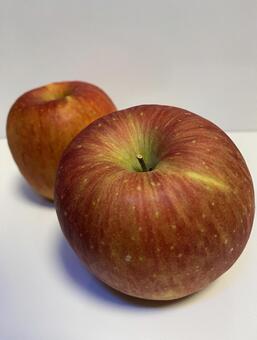 りんごPart１ りんご,つがる,赤の写真素材