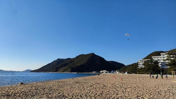 浜辺 海,波,波打ち際の写真素材