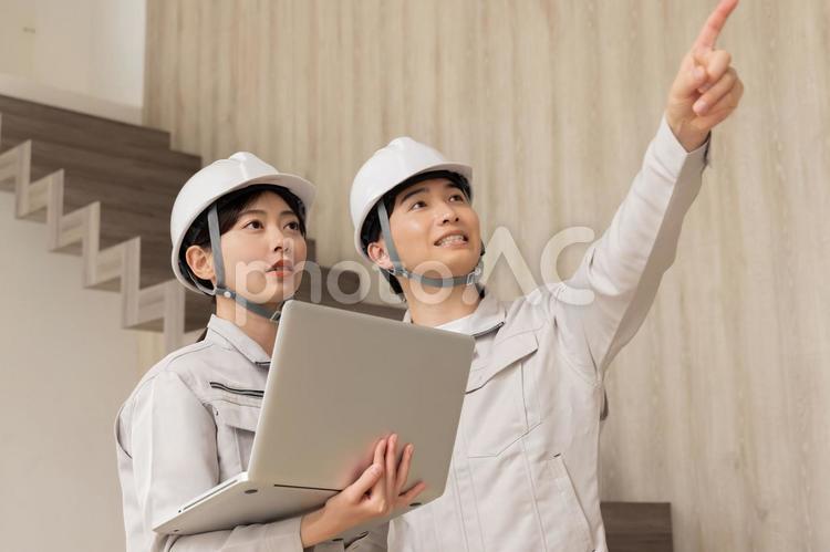 建設　不動産　設計　建築　エンジニア 建設,工事,エンジニアの写真素材