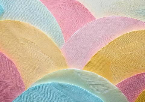 カラフルな和紙の写真