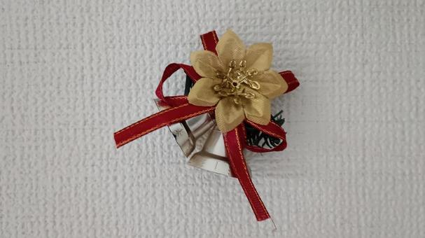 クリスマスのベルの飾り 飾り,クリスマス,ベルの写真素材