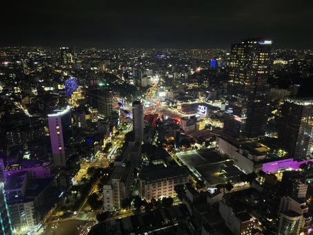 サイゴンスカイデッキの夜景の写真