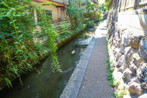 いがわ小径の水路 岐阜県郡上市 いがわ小径の水路 岐阜県郡上市の写真