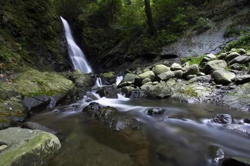 伊佐布北滝 伊佐布北滝 伊佐布北滝,滝,夏の写真素材