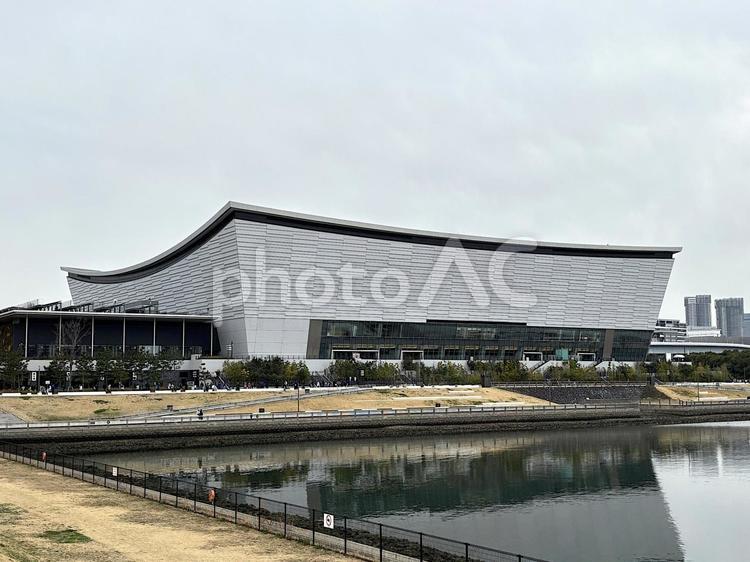 有明アリーナ 有明アリーナ,屋内競技施設,屋内競技の写真素材