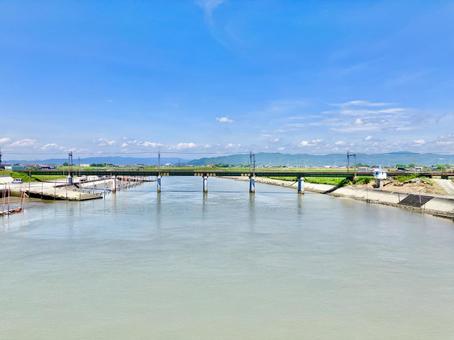 Bridge and blue sky, JPG Bridge and blue sky, JPG