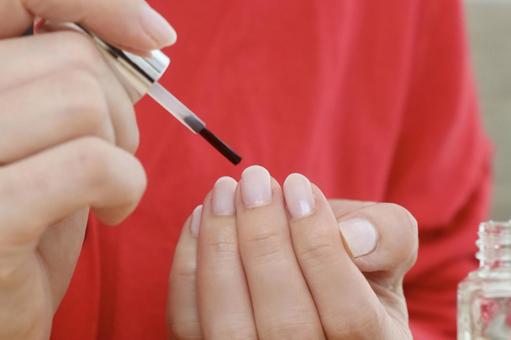 セルフネイル ネイル,セルフネイル,マニキュアの写真素材