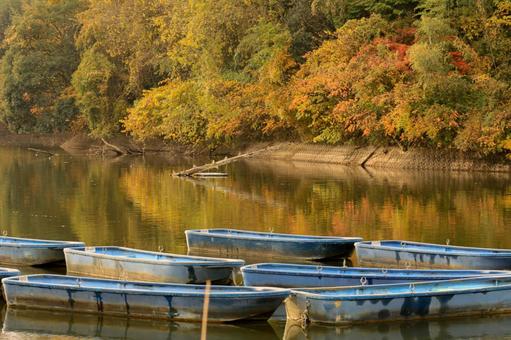高滝駅 高滝湖,小湊鐵道,高滝駅の写真素材