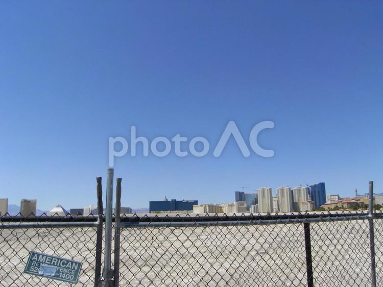 郊外の砂漠地帯　ラスベガス 砂漠,郊外,ラスベガスの写真素材