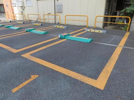 コインパーキング コインパーキング コインパーキング,駐車場,街中の写真素材