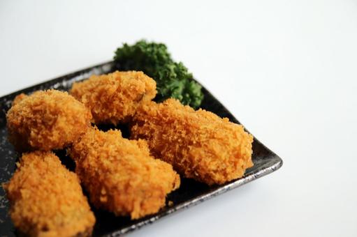 カキフライの盛り合わせ カキフライの盛り合わせの写真