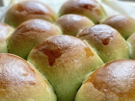 Photo, bread, green, anpan, 