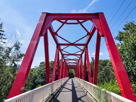 鯨島大橋 千葉県君津市宿原 鯨島大橋 千葉県君津市宿原 鯨島大橋,三島湖,三島ダムの写真素材