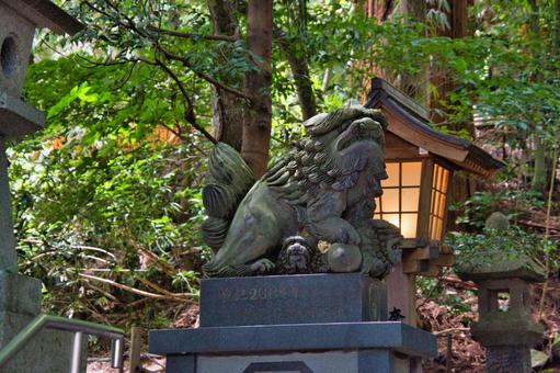高千穂神社の狛犬 宮崎県 高千穂 高千穂神社の狛犬 宮崎県 高千穂の写真