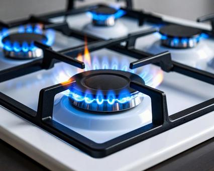 ガスの火の写真