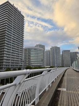 みなとみらいのビル みなとみらい,横浜,空の写真素材