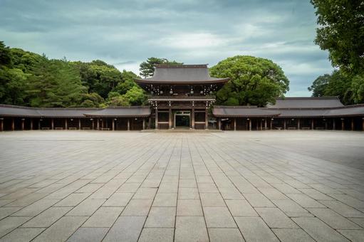 東京 明治神宮 南神門 東京 明治神宮 南神門 明治神宮,神社,神宮の写真素材