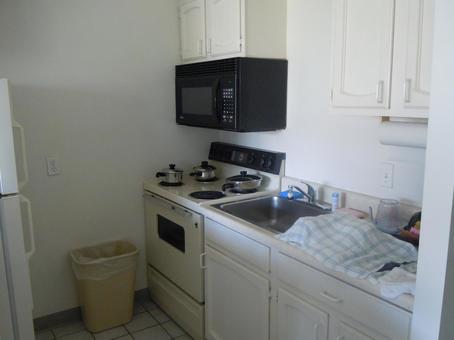 コンドミニアムのキッチン コンドミニアムのキッチンの写真