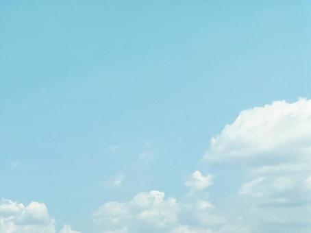青空と雲 青空と雲の写真