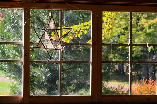 ヒンメリ ヒンメリ ヒンメリ,北欧,モビールの写真素材