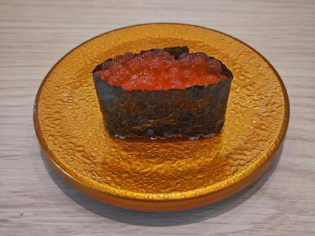 Sushi "Ikura Gunkanmaki", JPG Sushi "Ikura Gunkanmaki", JPG