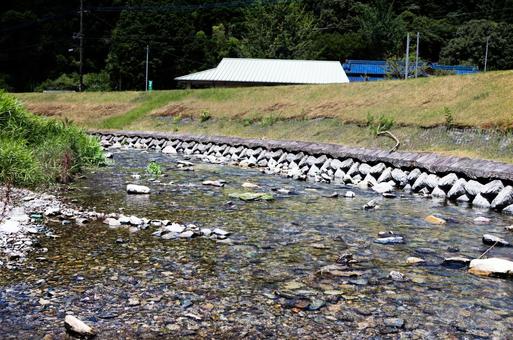 川遊び 田舎,田舎暮らし,自然の写真素材