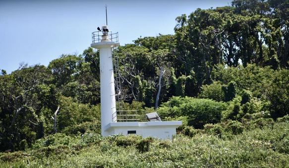 View of Tojinbo from a sightseeing boat The cliffs of Oshima, guide, maritime safety, lighthouse, JPG
