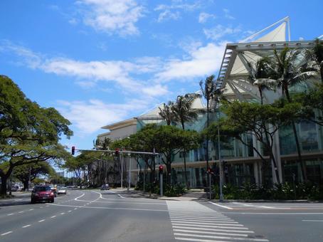 ハワイ・コンベンション・センター ハワイ・コンベンション・センター ハワイコンベンションセンター,ハワイ,建物の写真素材