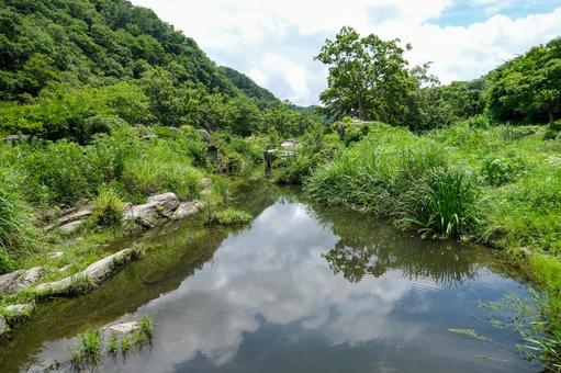 長瀞の岩畳 岩畳,長瀞,秩父の写真素材