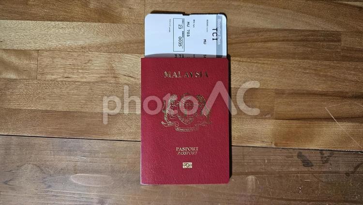 マレーシアパスポートと旅券 パスポート,マレーシアパスポート,passportの写真素材