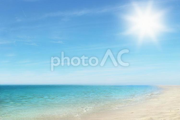 夏の海イメージ 海,夏,水平線の写真素材