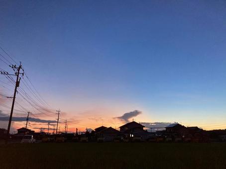 夕暮れ 夕暮れ 夕暮れ,風景,夕方の写真素材