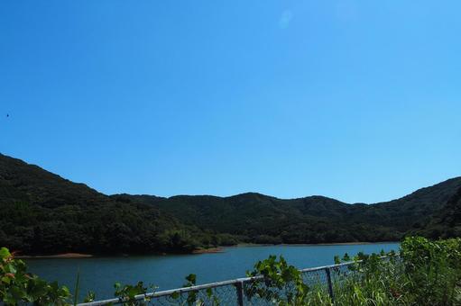 福江島 内闇ダム 福江島 内闇ダム 内闇ダム,ダム,長崎の写真素材
