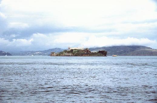 アルカトラズ島 アメリカ,サンフランシスコ,島の写真素材
