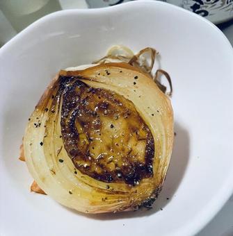焼き玉ねぎ 焼き玉ねぎの写真