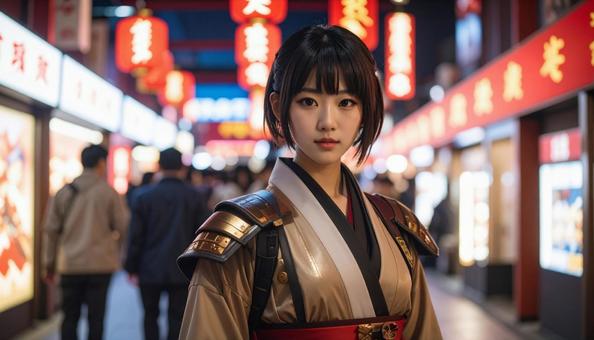 近未来のネオ日本の女性B 近未来のネオ日本の女性Bの写真