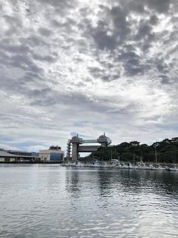 沼津港大型展望水門 びゅうお 沼津港大型展望水門 びゅうお 観光,沼津港大型展望水門,びゅうおの写真素材