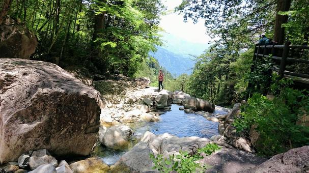滝 田立,滝,神秘的の写真素材