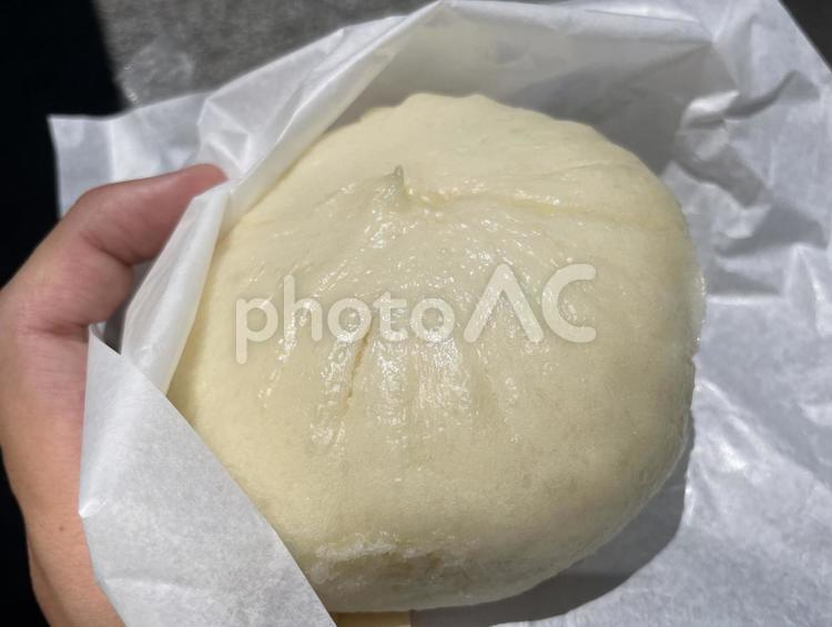 大阪の二見のでかい豚まん 豚まん,二見,大阪県の写真素材