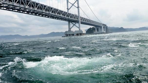 鳴門海峡 鳴門海峡 鳴門海峡,鳴門,荒波の写真素材
