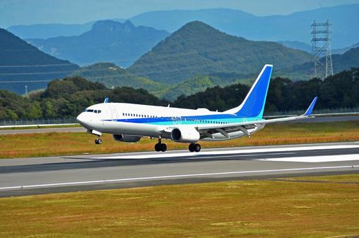 飛行機 ボーイング737 飛行機 ボーイング737 旅客機,航空機,フライトの写真素材