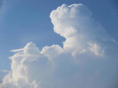 青空と雲 青空と雲の写真
