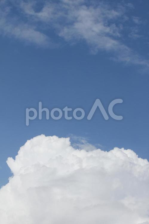 高知県　竜串海岸で見た入道雲 竜串海岸,空模様,高知県の写真素材