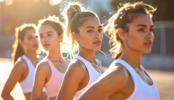 美しい女性アスリート達の写真