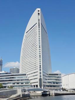 建物　横浜　インターコンチネンタルホテル 建物,街並み,神奈川の写真素材