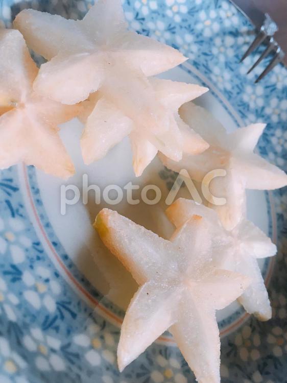 スターフルーツ 1,ぼかし,アイスの写真素材