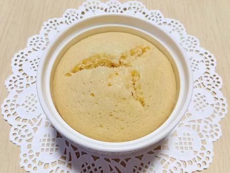 バニラ蒸しパン バニラ蒸しパン 料理,食べ物,バニラの写真素材