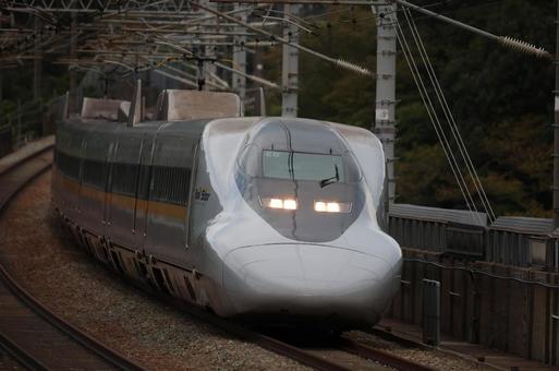 700系新幹線 700系新幹線 山陽新幹線,レールスター,こだまの写真素材